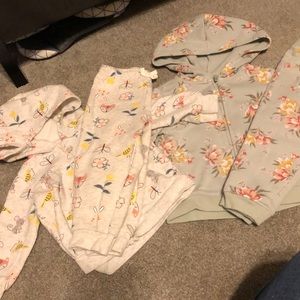 2 sets of 18 month sweat suits.